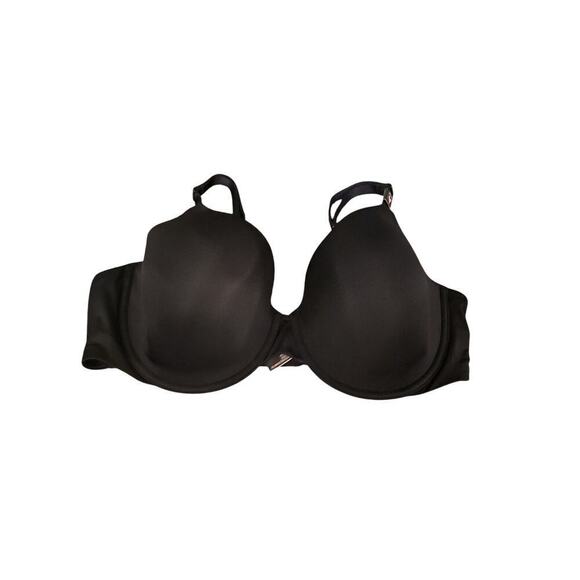 Victoria's Secret t-shirt lightly lined full coverage black underwire bra 40DD - Picture 2 of 5